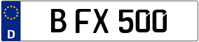 Truck License Plate